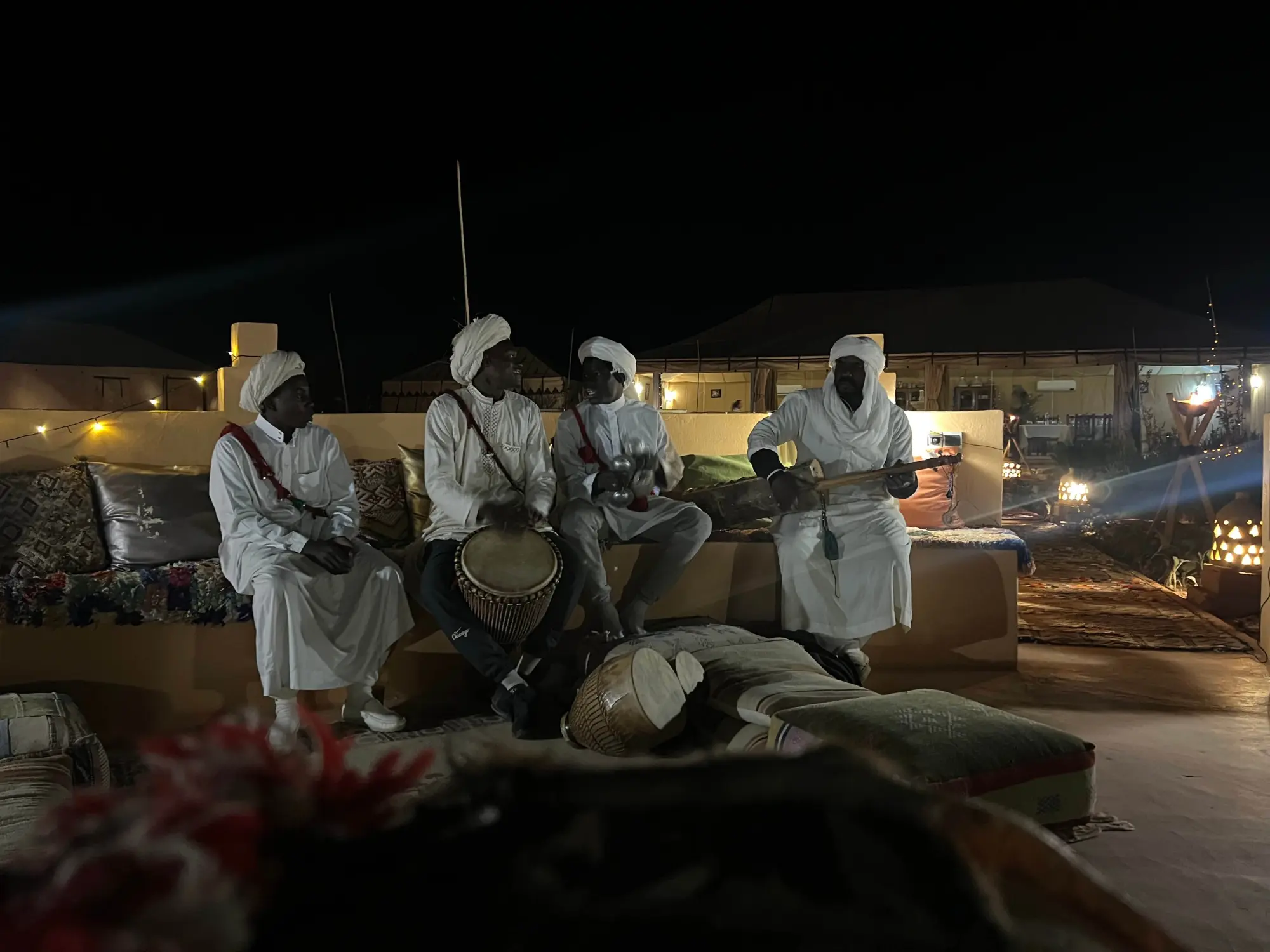 Gnawa Palying Music Sahara Luxury Camp Privatemoroccotour.jpeg